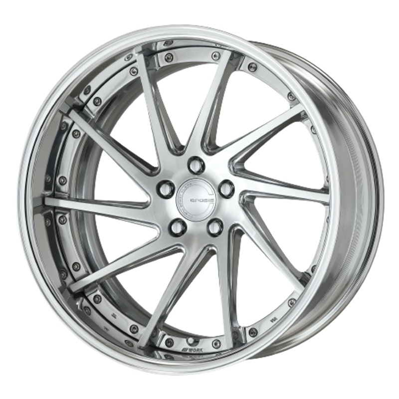 Work Gnosis Cvs 5x120.65 19x9+12 A Disk Composite Buffed And Brushed