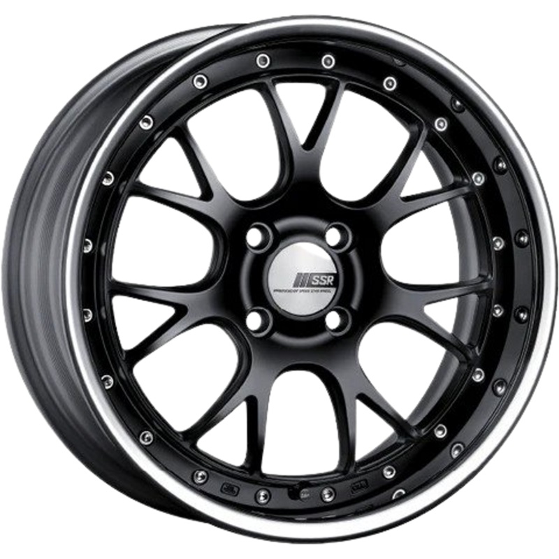SSR Professor MS3R 5x100 17X9.5 -34 NR Disk Flat Black